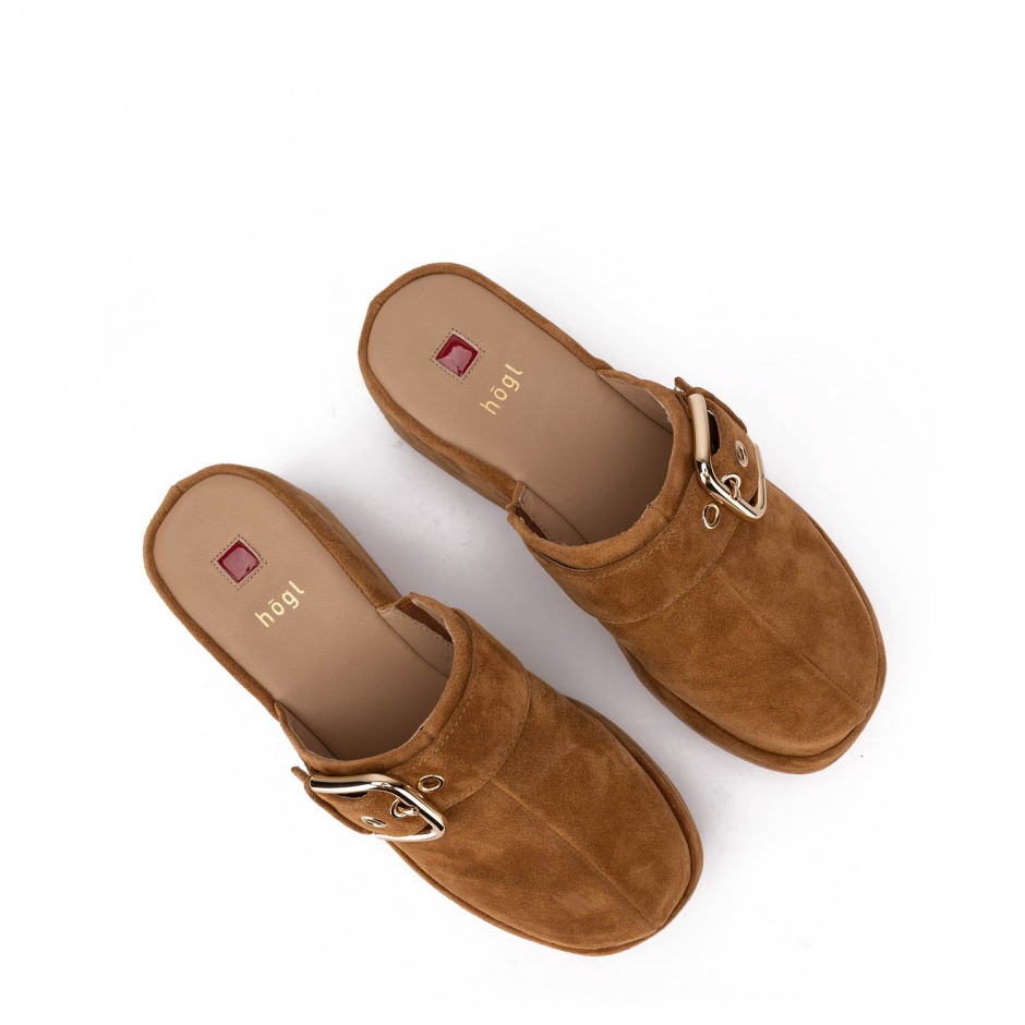 HÖGL Papuci damă maro cu platformă - vezi 3