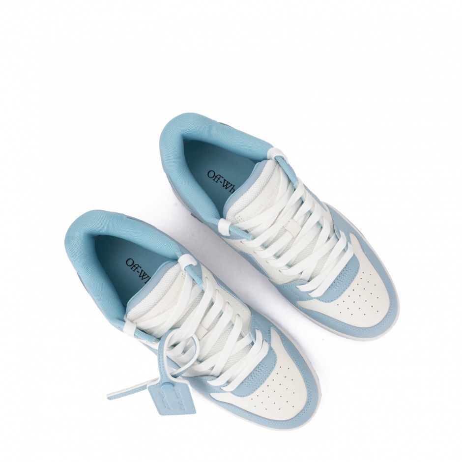 OFF-WHITE Sneakers albaștri bărbați Out Of Office - vezi 3