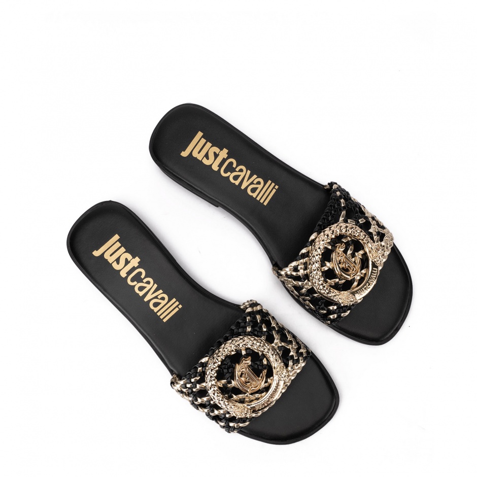 Just Cavalli Papuci damă negri - vezi 3