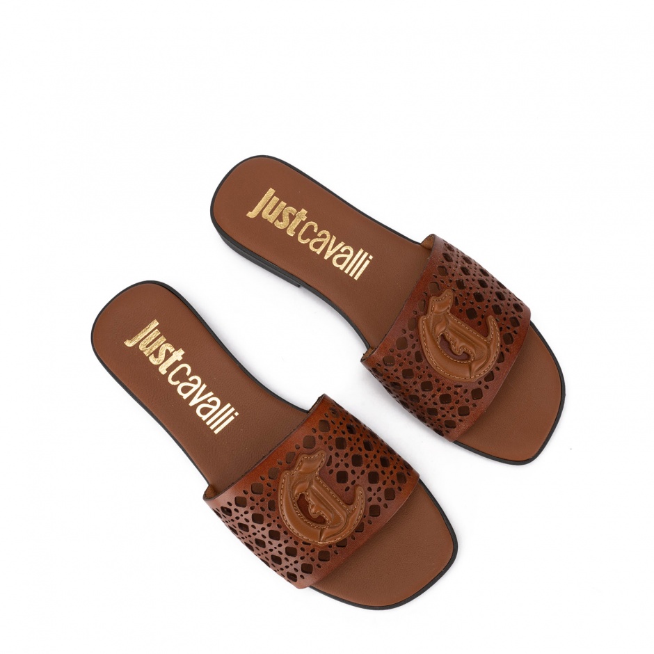 Just Cavalli Papuci damă maro - vezi 3