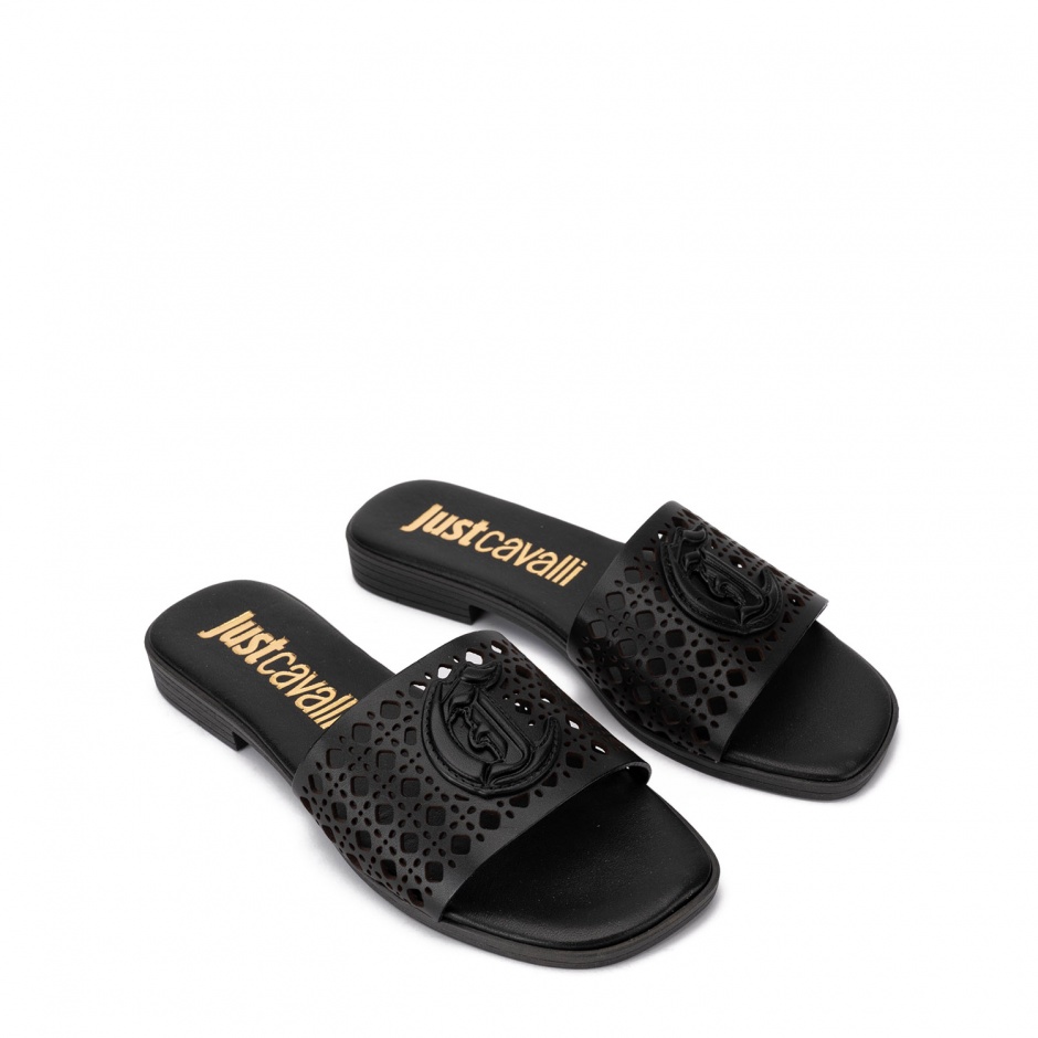 Just Cavalli Papuci damă negri - vezi 2