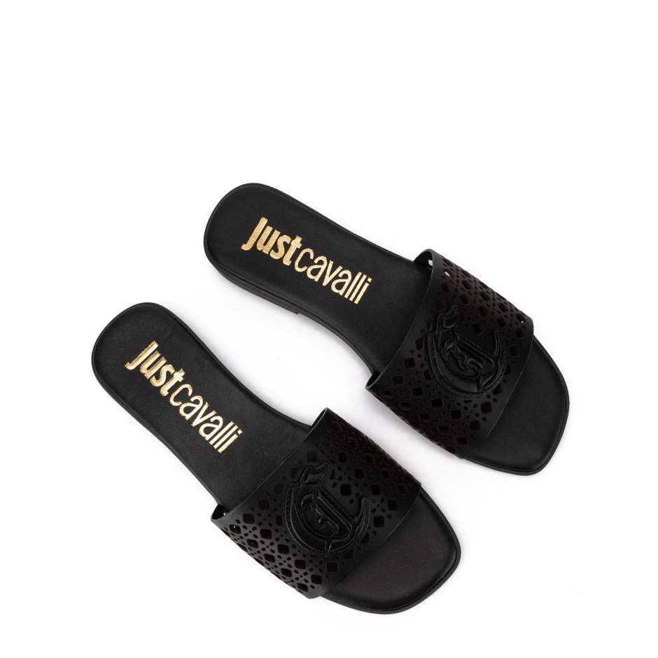 Just Cavalli Papuci damă negri - vezi 3