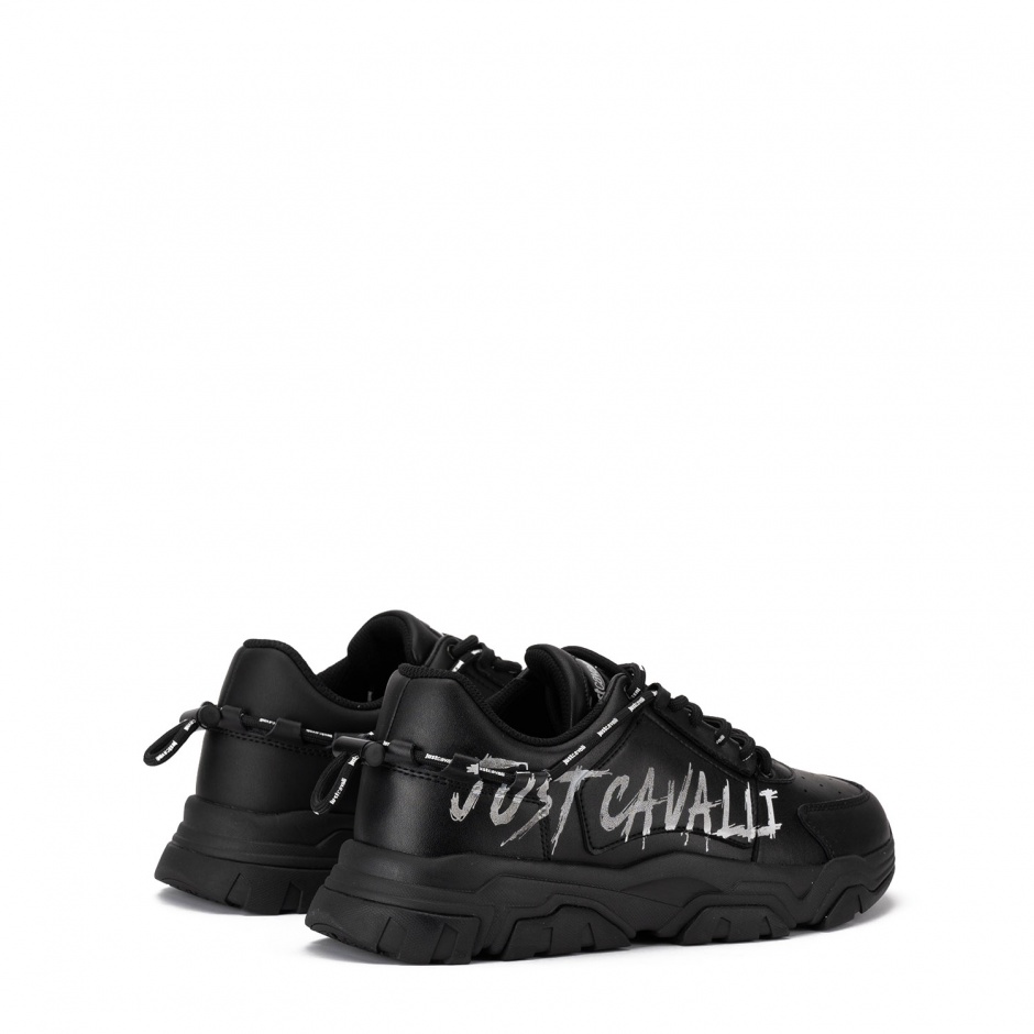 Just Cavalli Pantofi sport bărbați negri - vezi 4