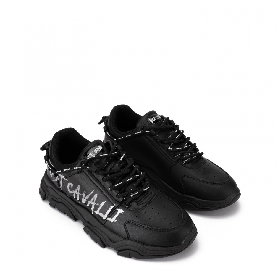 Just Cavalli Pantofi sport bărbați negri - vezi 2