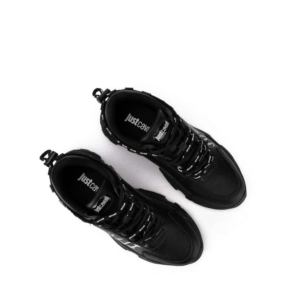 Just Cavalli Pantofi sport bărbați negri - vezi 3