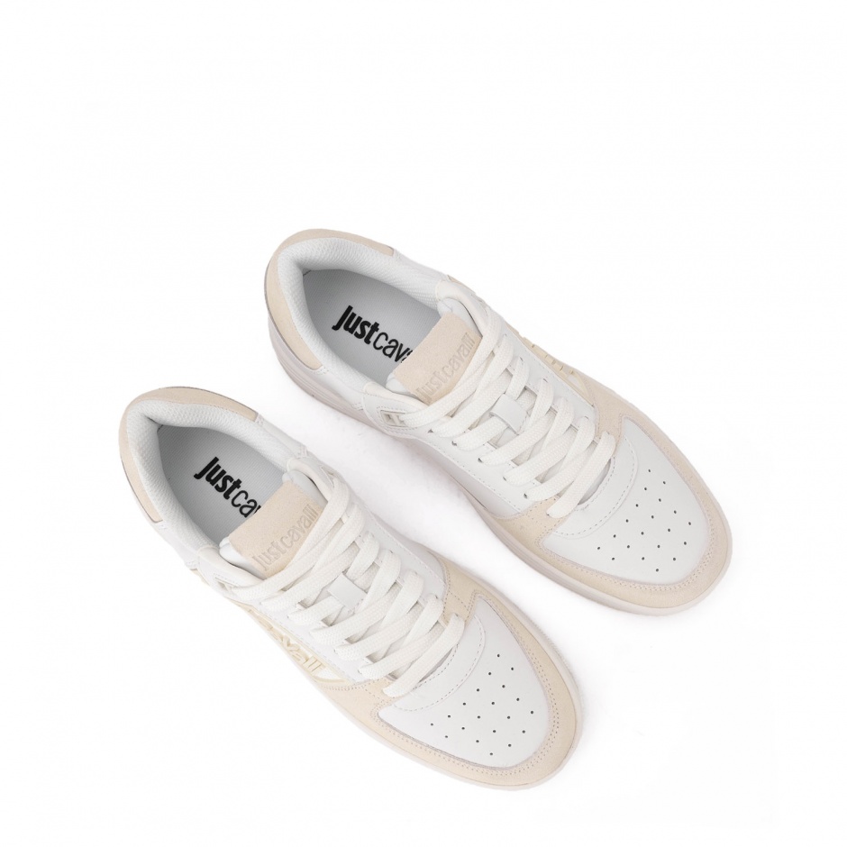 Just Cavalli Sneakers bărbați albe - vezi 3