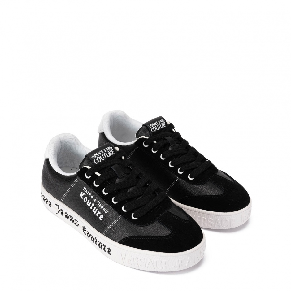 VERSACE JEANS Adidași bărbați negri - vezi 2