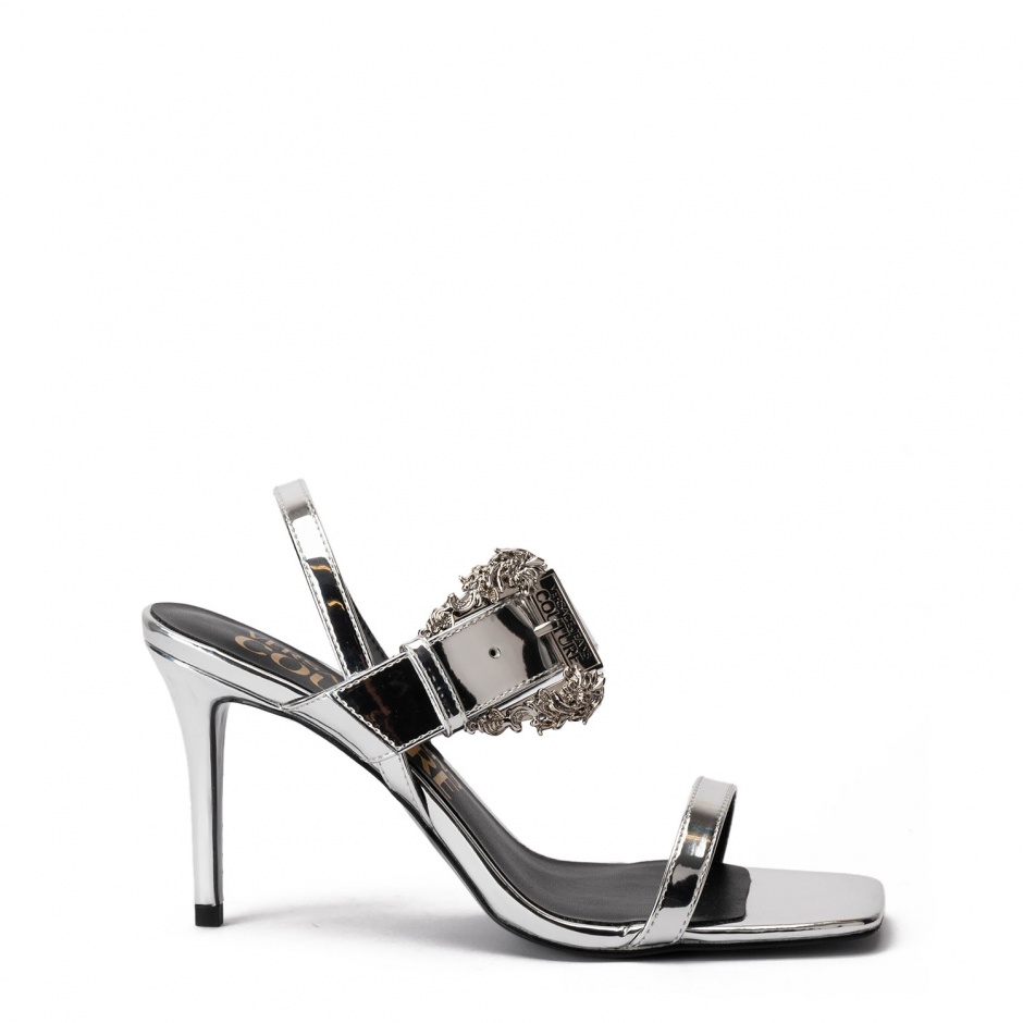 VERSACE JEANS Sandale damă argintii - vezi 1