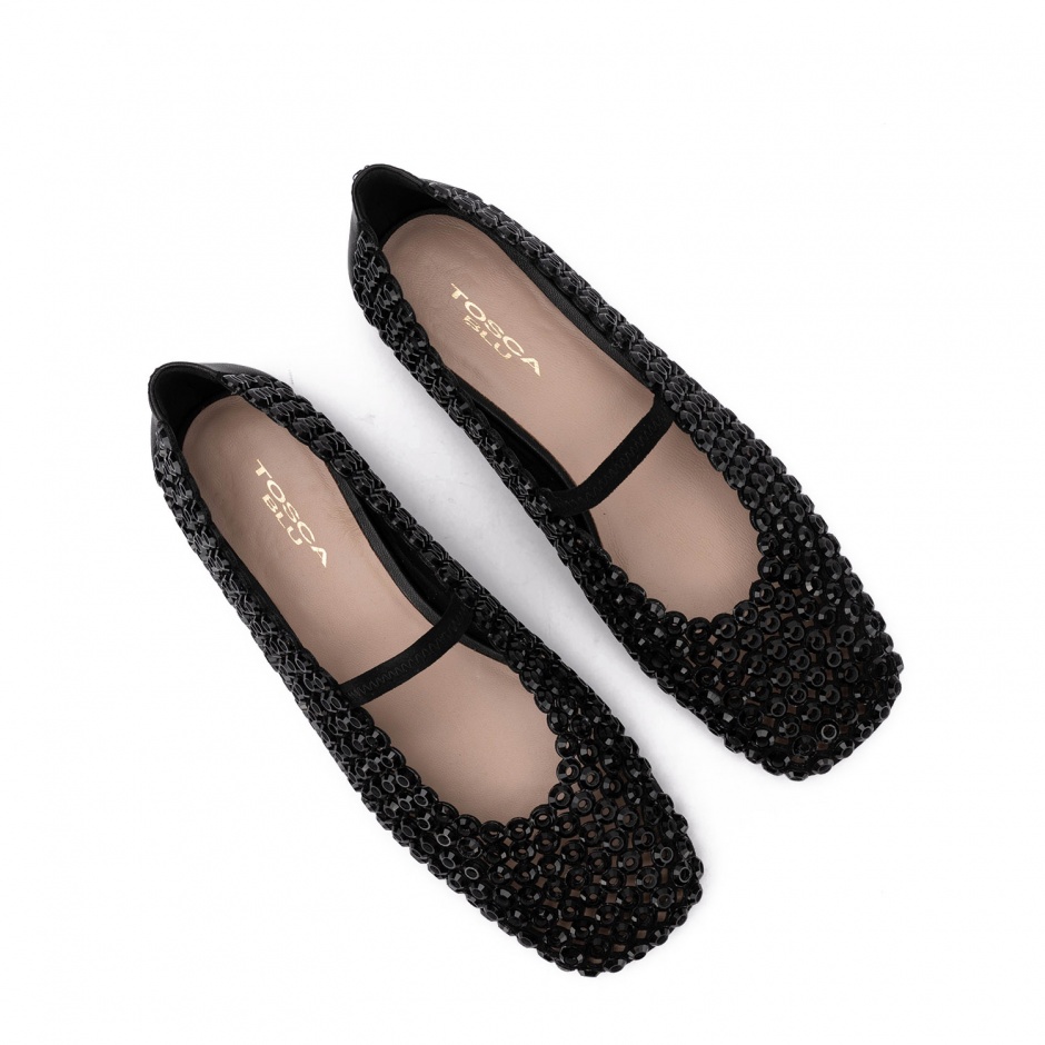 TOSCA BLU Balerini damă negri Chantilly - vezi 3