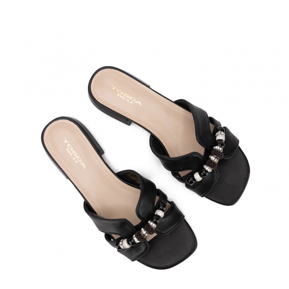 TOSCA BLU Papuci damă negri Kyoto - vezi 3