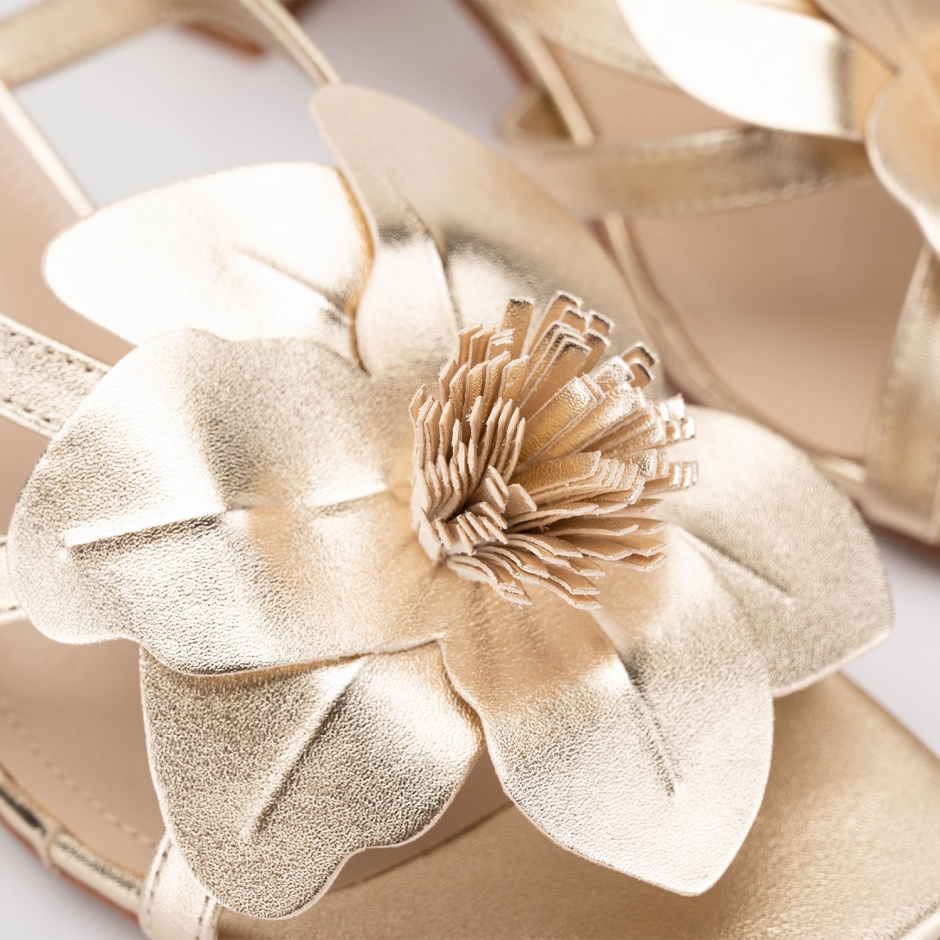 TOSCA BLU Sandale damă aurii Malindi - vezi 4