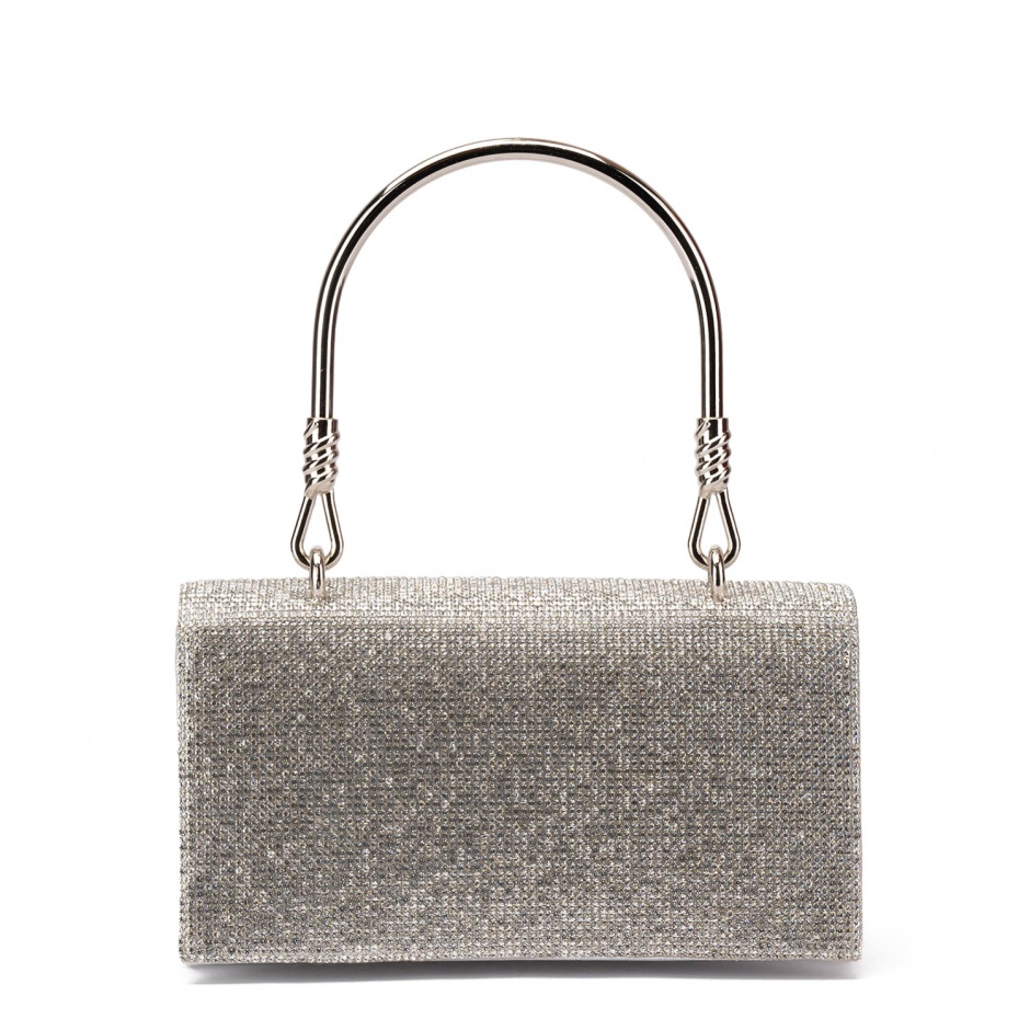 Albano Geantă damă argintie cu pietre - vezi 1