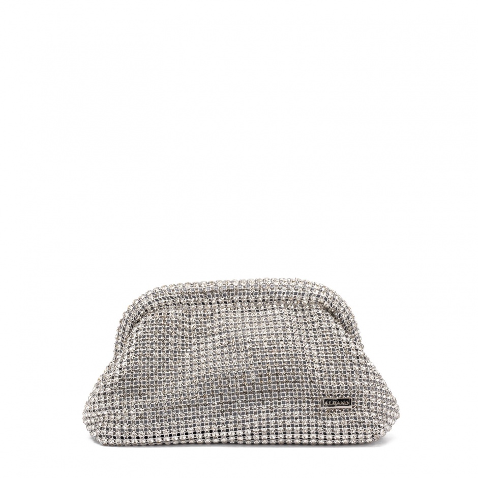 Albano Geantă damă argintie cu pietre - vezi 1