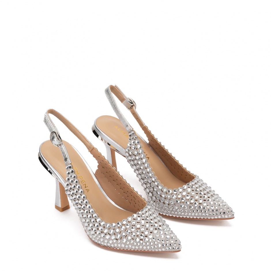 Alma En Pena Pantofi damă argintii - vezi 2 - Pepina.ro Alma En Pena Pantofi damă argintii - vezi 2