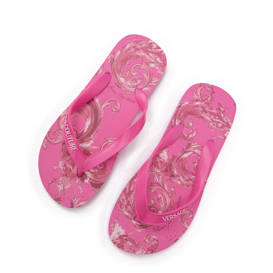 VERSACE JEANS Papuci damă roz - vezi 2 - Pepina.ro VERSACE JEANS Papuci damă roz - vezi 2