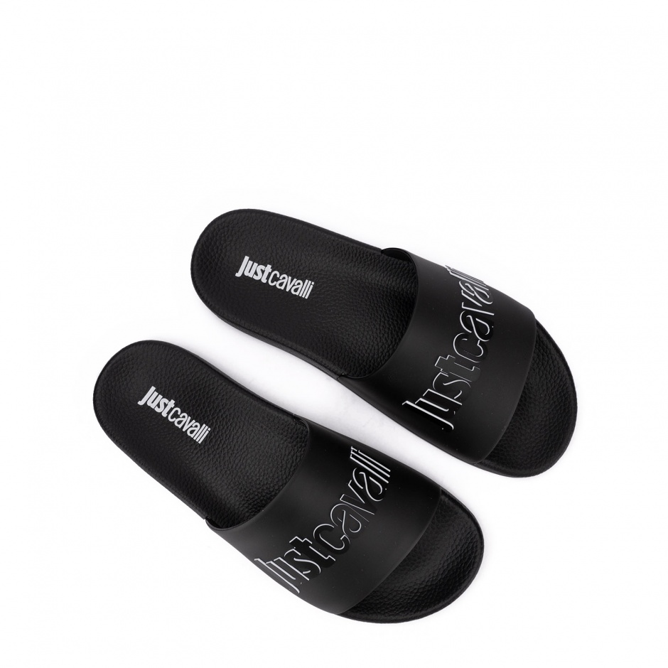 Just Cavalli Papuci damă negri - vezi 2 - Pepina.ro Just Cavalli Papuci damă negri - vezi 2
