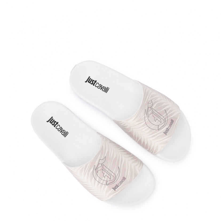 Just Cavalli Papuci damă albi - vezi 3 - Pepina.ro Just Cavalli Papuci damă albi - vezi 3
