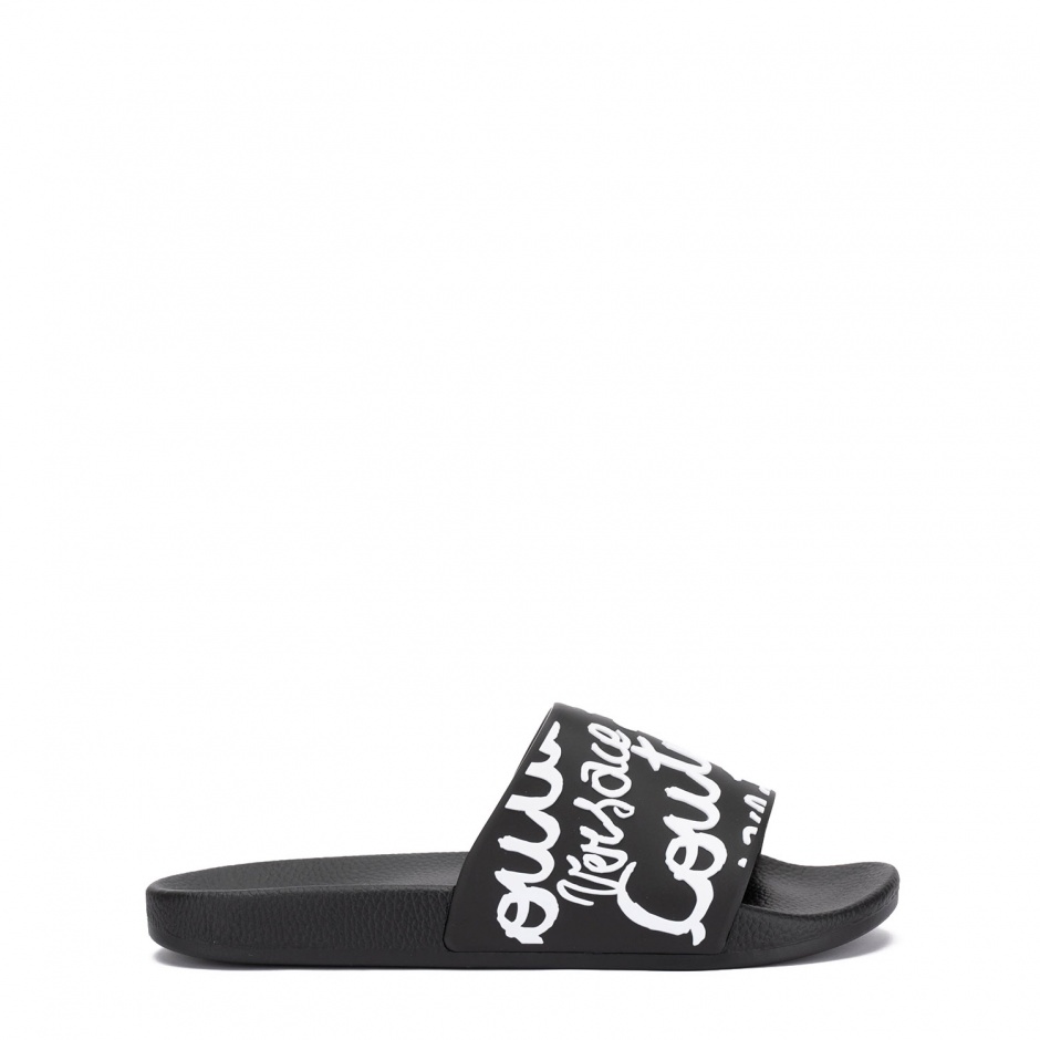 VERSACE JEANS Papuci damă negri - vezi 1