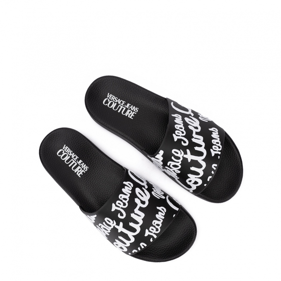 VERSACE JEANS Papuci damă negri - vezi 2