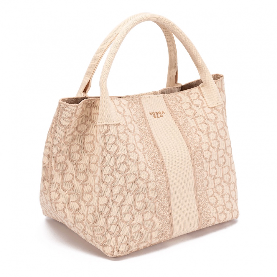 TOSCA BLU Geantă bleumarin bej Saint Tropez M - vezi 2