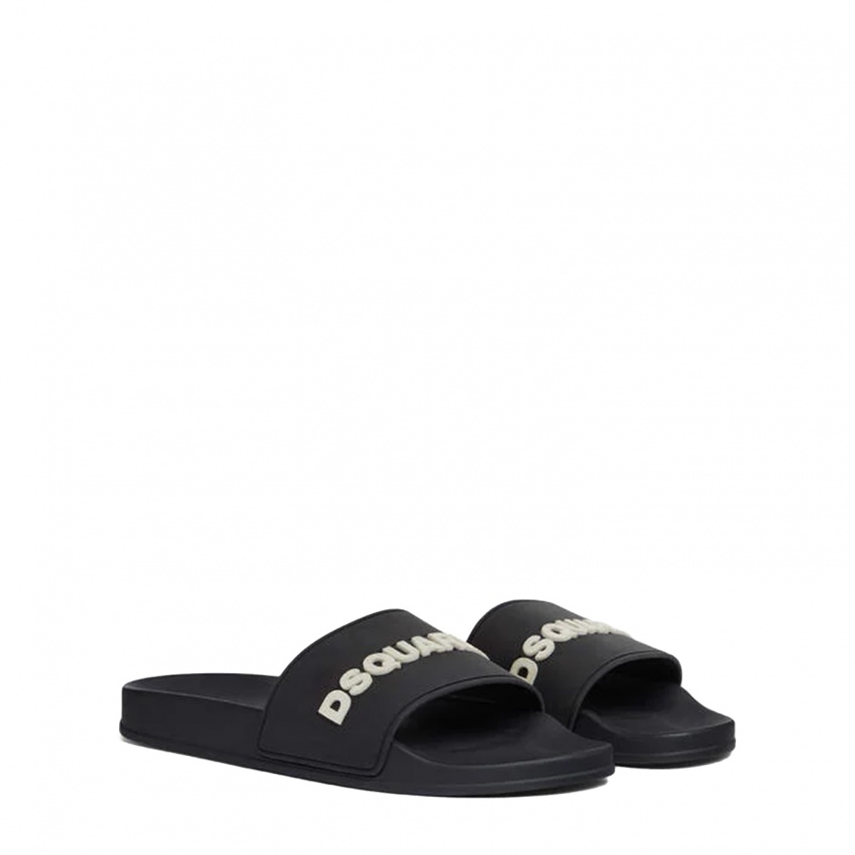 Dsquared2 Papuci negri bărbați - vezi 2