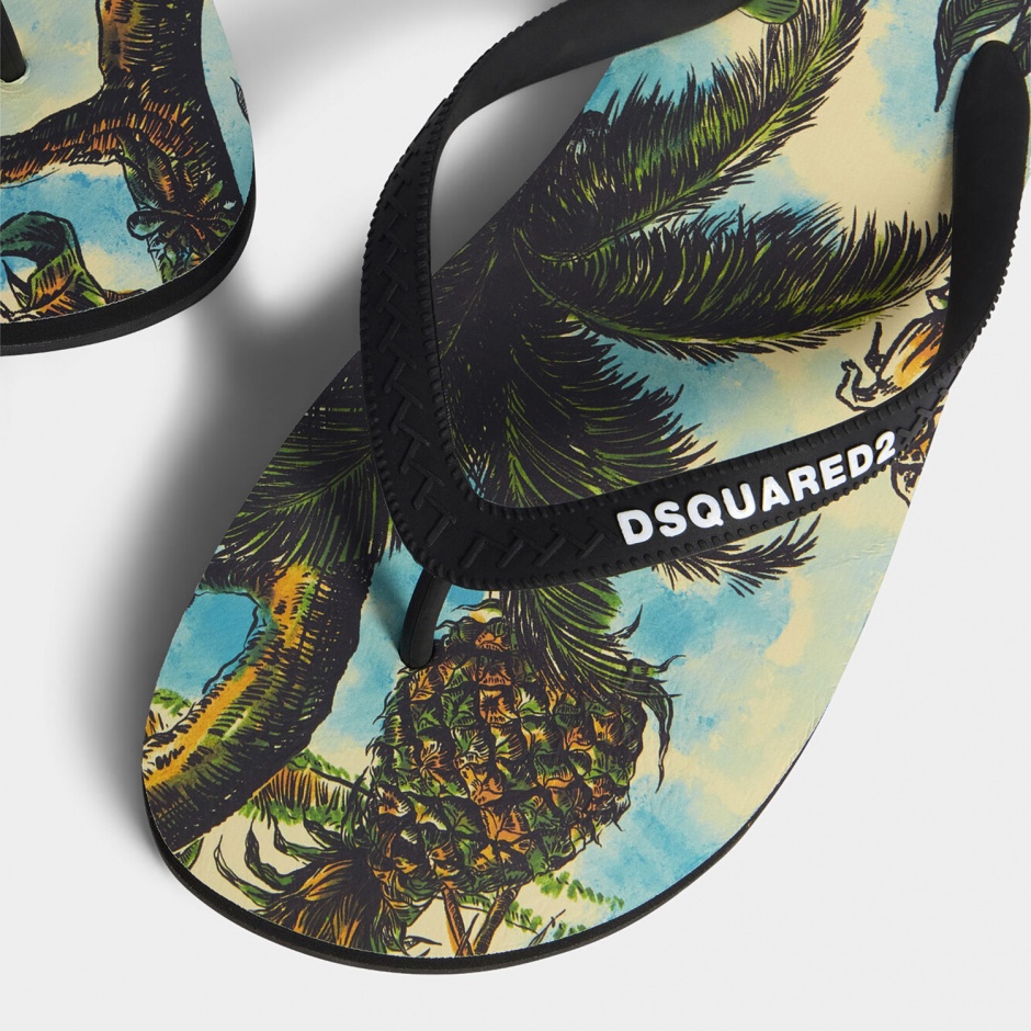 Dsquared2 Șlapi bărbați Monkey Business - vezi 3 - Pepina.ro Dsquared2 Șlapi bărbați Monkey Business - vezi 3