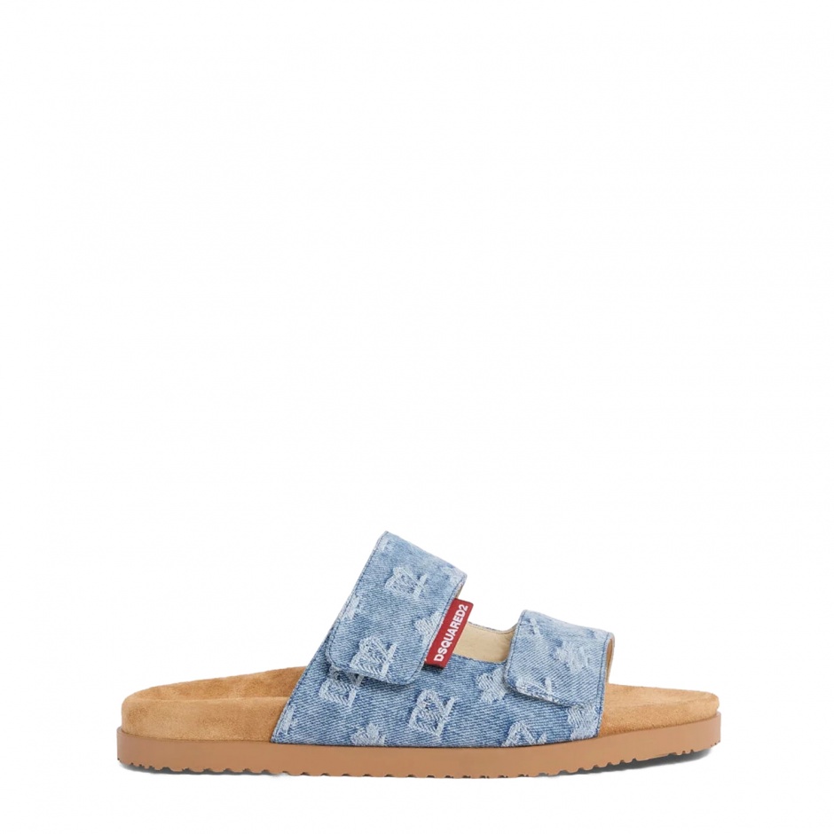 Dsquared2 Papuci bărbați D2 Monogram - vezi 1