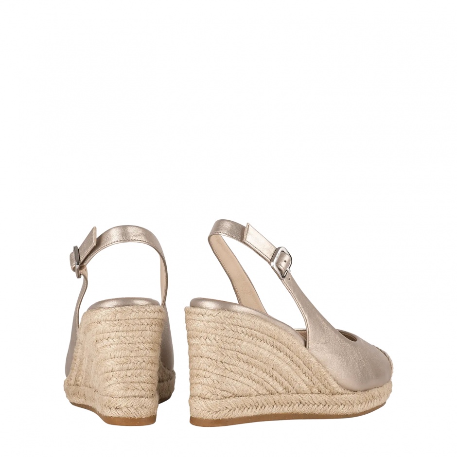 HÖGL Espadrile damă aurii - vezi 3