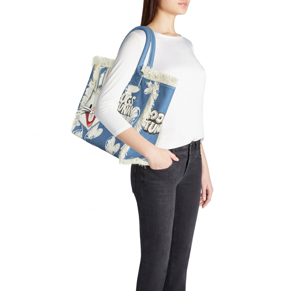 Braccialini Geantă damă albastră Summer Special Lt - vezi 4