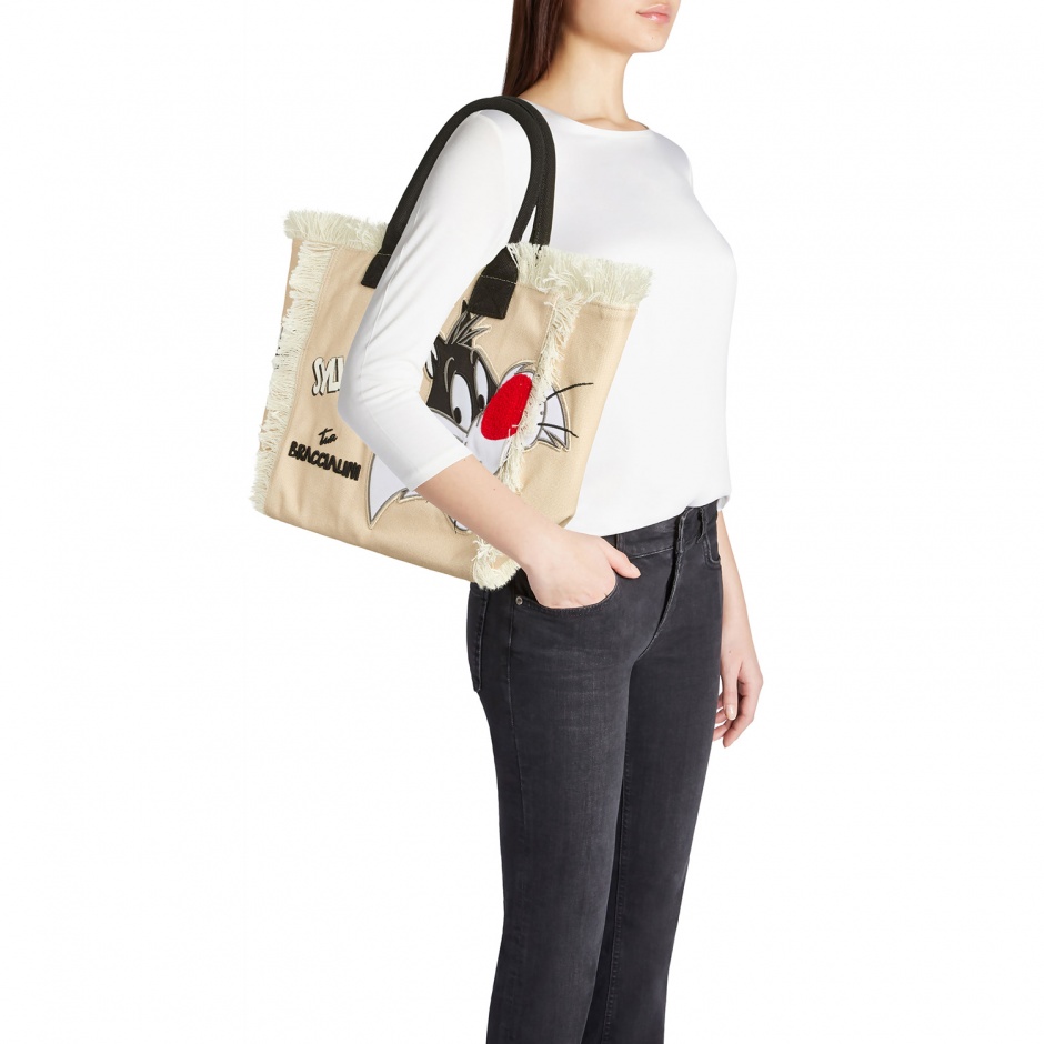 Braccialini Geantă damă bej Summer Special Lt - vezi 4