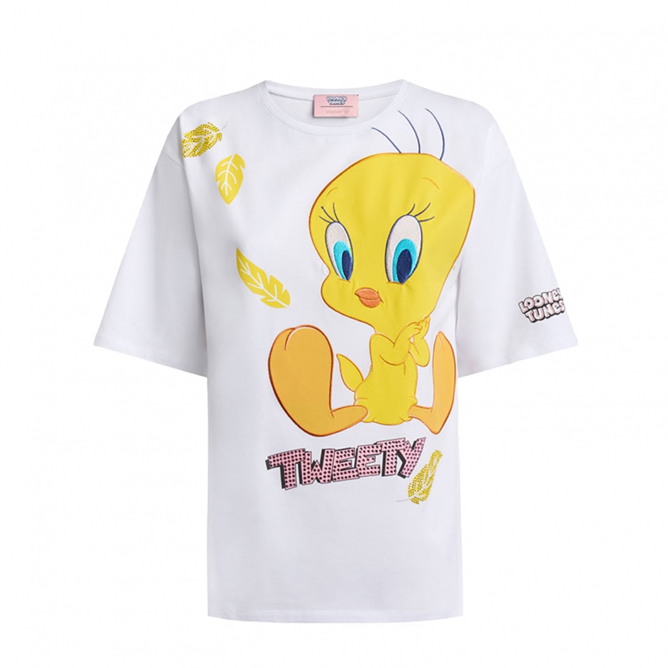 Braccialini Trucou alb damă T-shirt lt - vezi 1