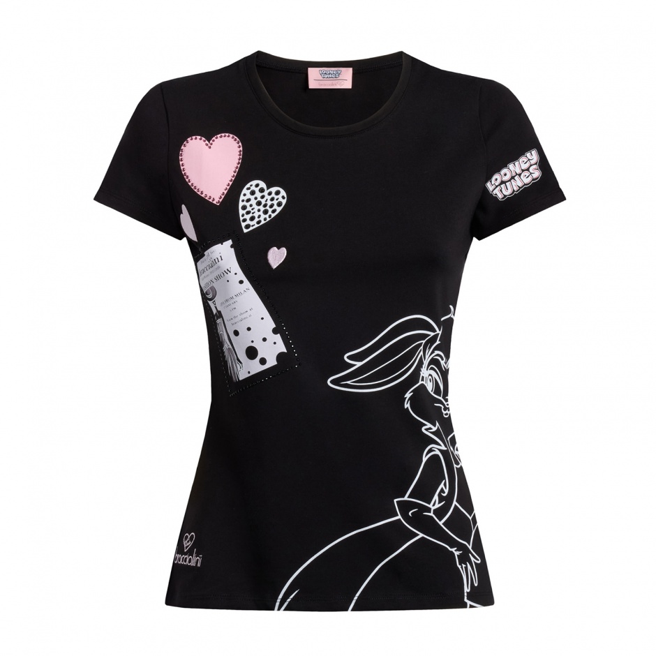 Braccialini Trucou negru damă T-shirt lt - vezi 1