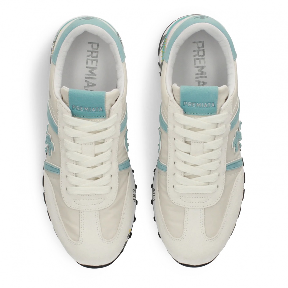 Premiata Sneakers damă albi LUCYD - vezi 4