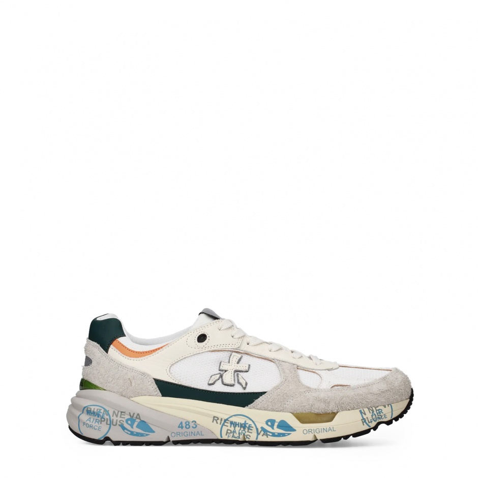 Premiata Sneakers bărbați albi MASE - vezi 1 - Pepina.ro Premiata Sneakers bărbați albi MASE - vezi 1