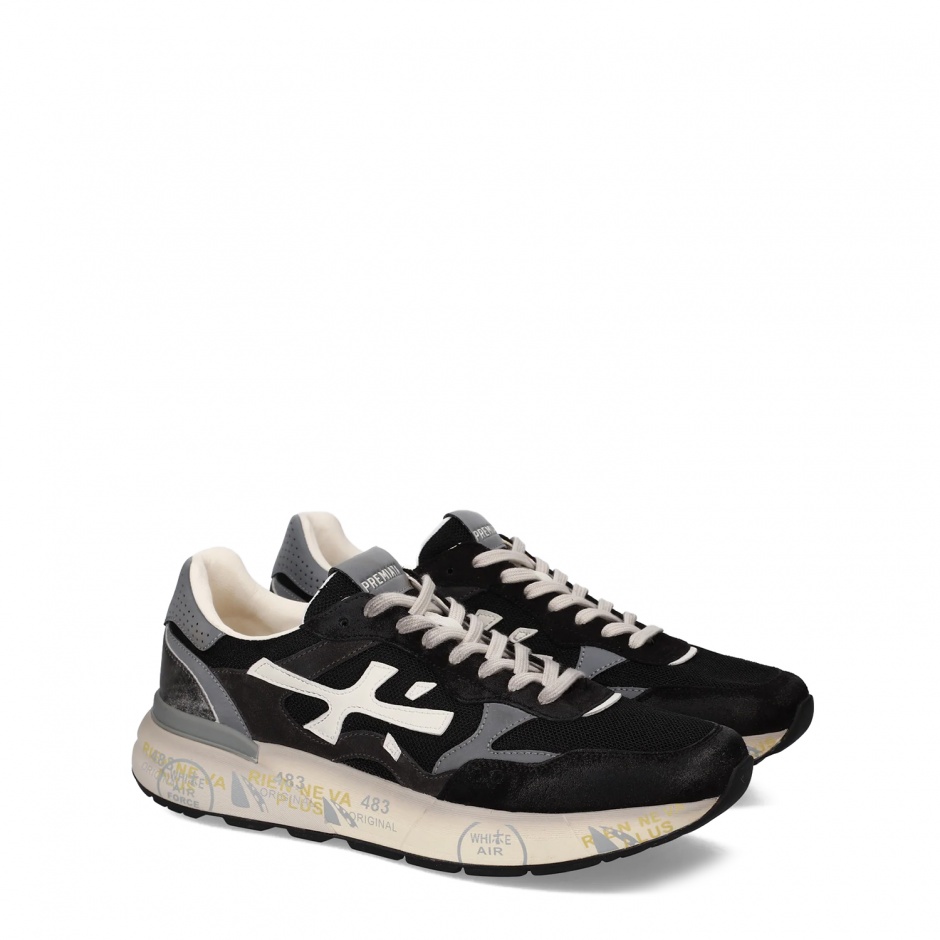 Premiata Sneakers bărbați negri Mick - vezi 2