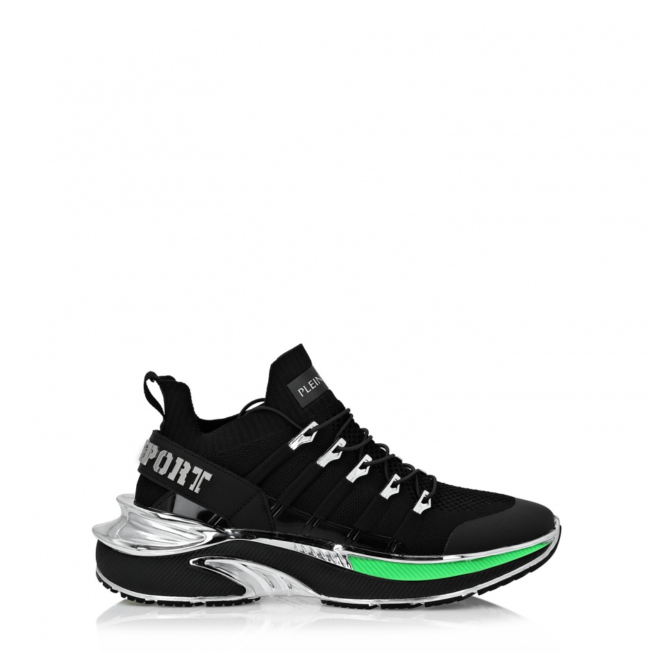 PLEIN SPORT Adidași negre damă RUNNER CHROME SURFER - vezi 1