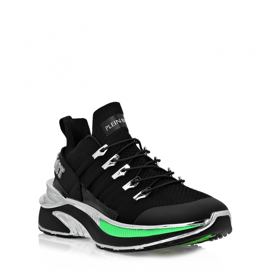 PLEIN SPORT Adidași negre damă RUNNER CHROME SURFER - vezi 2
