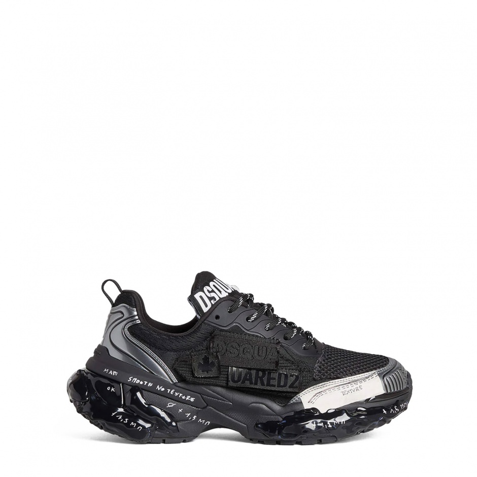Dsquared2 Adidași negri bărbați Faster - vezi 1