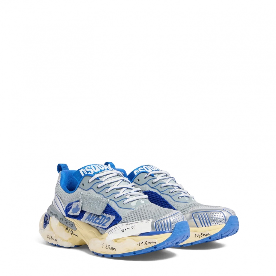 Dsquared2 Pantofi sport bărbați albaștri Faster - vezi 2