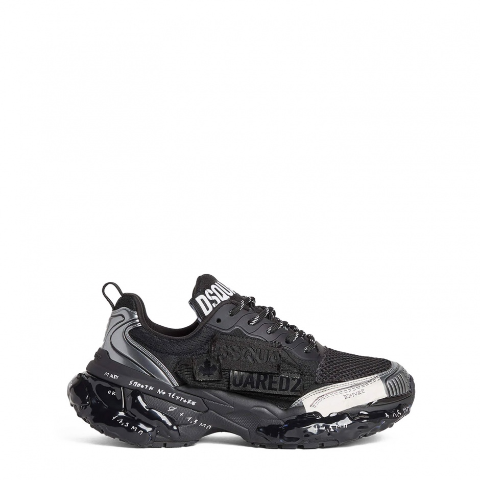 Dsquared2 Adidași negri damă Faster - vezi 1