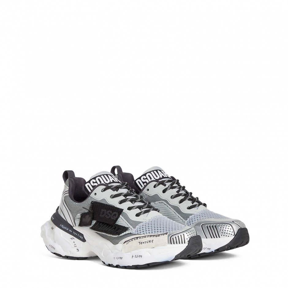 Dsquared2 Adidași gri damă Faster - vezi 2