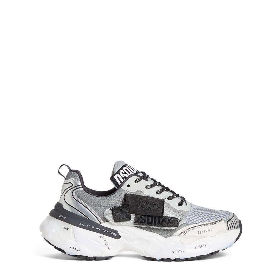 Dsquared2 Adidași gri damă Faster - vezi 1