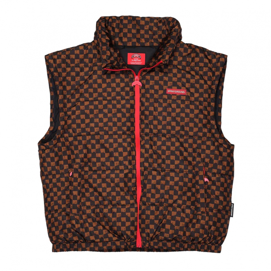 SPRAYGROUND Geacă bărbați, maro, 2-în-1 Drip Check - vezi 2 - Pepina.ro SPRAYGROUND Geacă bărbați, maro, 2-în-1 Drip Check - vezi 2