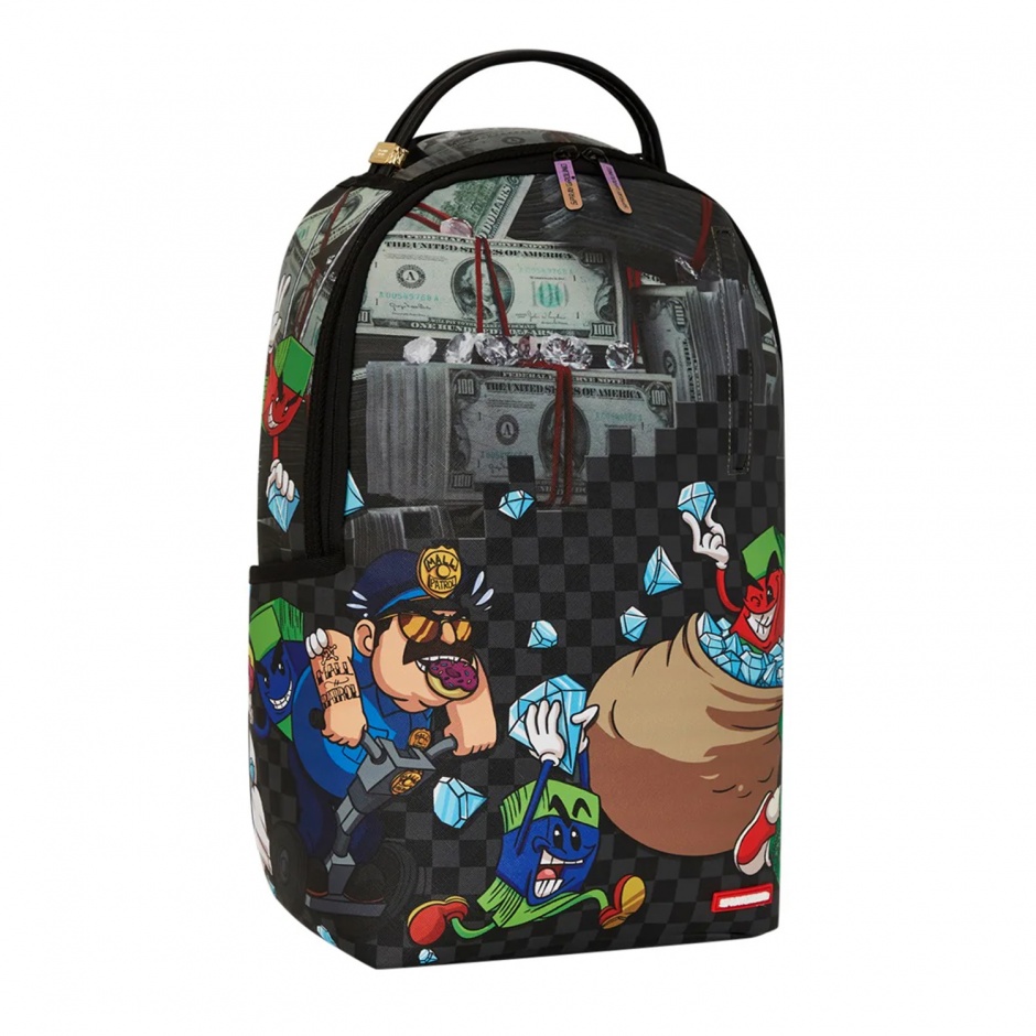 SPRAYGROUND Rucsac MONEY TEAM DIAMOND HEIST - vezi 2