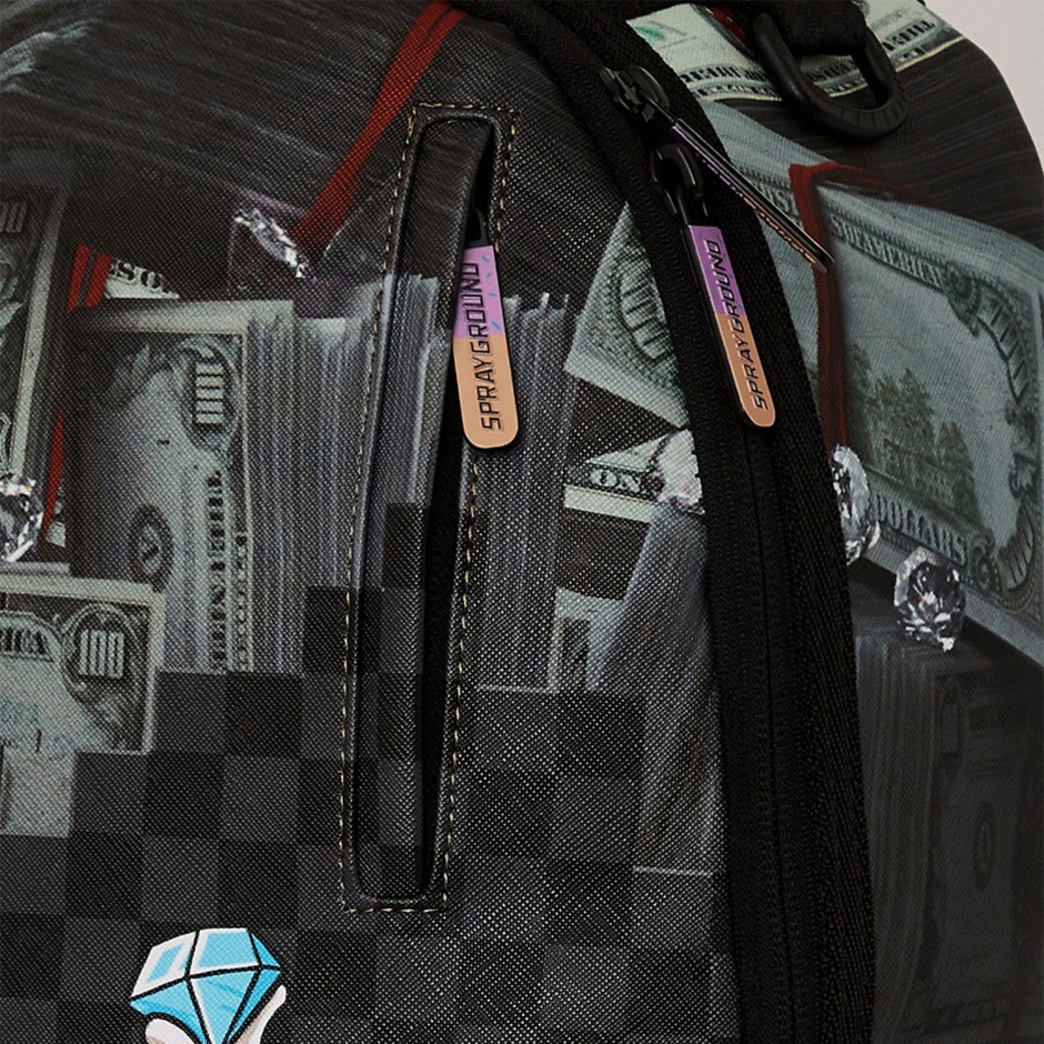 SPRAYGROUND Rucsac MONEY TEAM DIAMOND HEIST - vezi 4