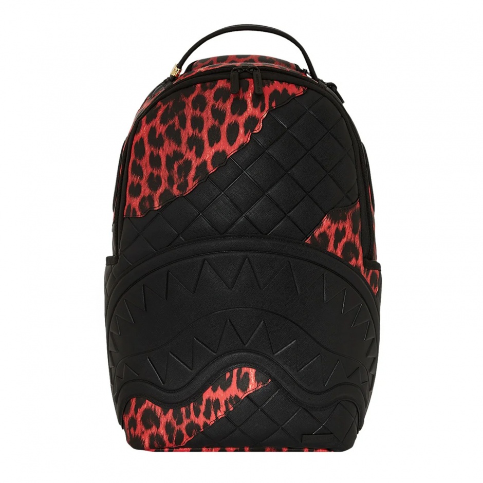 SPRAYGROUND Rucsac RED LEOPARD PUFFER - vezi 1