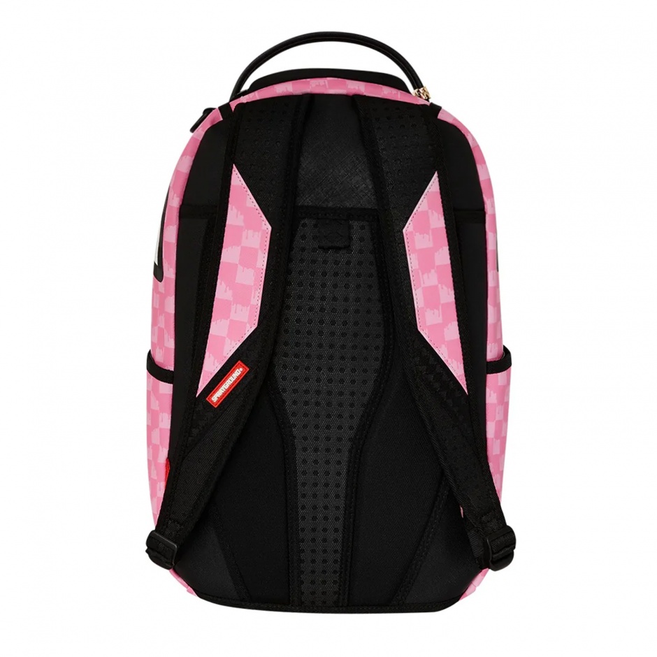 SPRAYGROUND Rucsac PINK AND BLACK DRIP CHECK - vezi 3