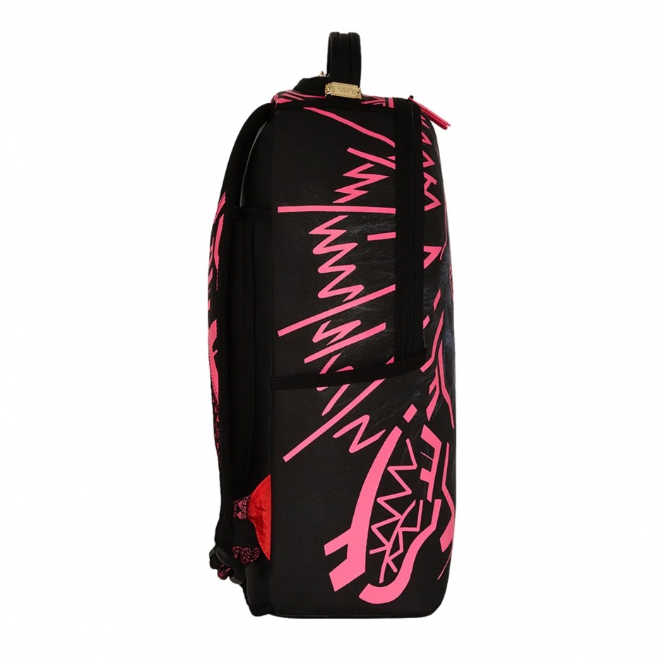 SPRAYGROUND Rucsac AI LION NEON PINK - vezi 2
