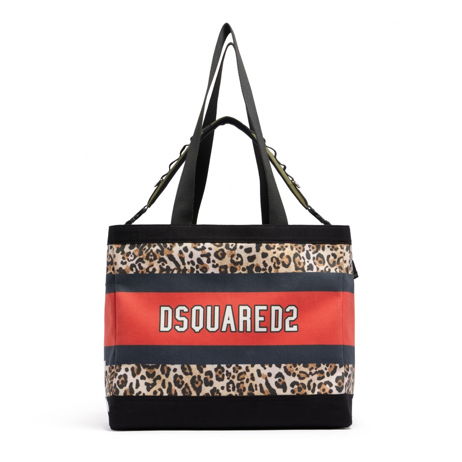 Dsquared2 Geantă damă bumbac Shopper - vezi 1