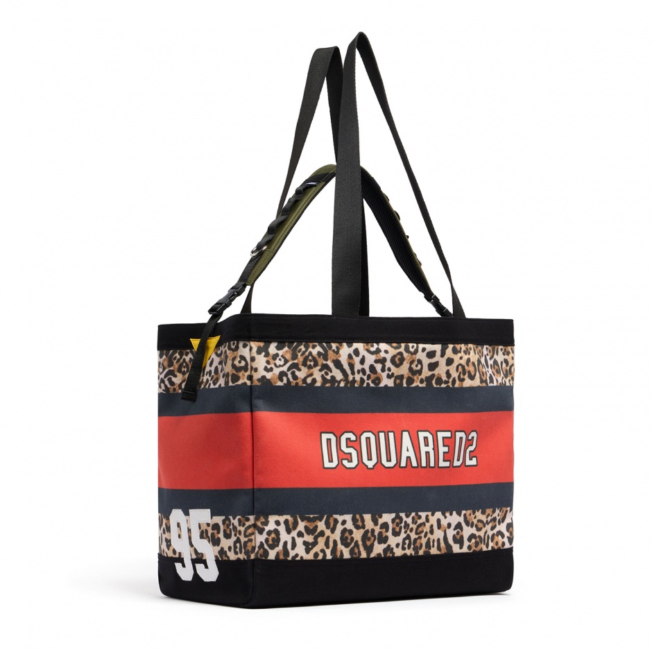 Dsquared2 Geantă damă bumbac Shopper - vezi 3